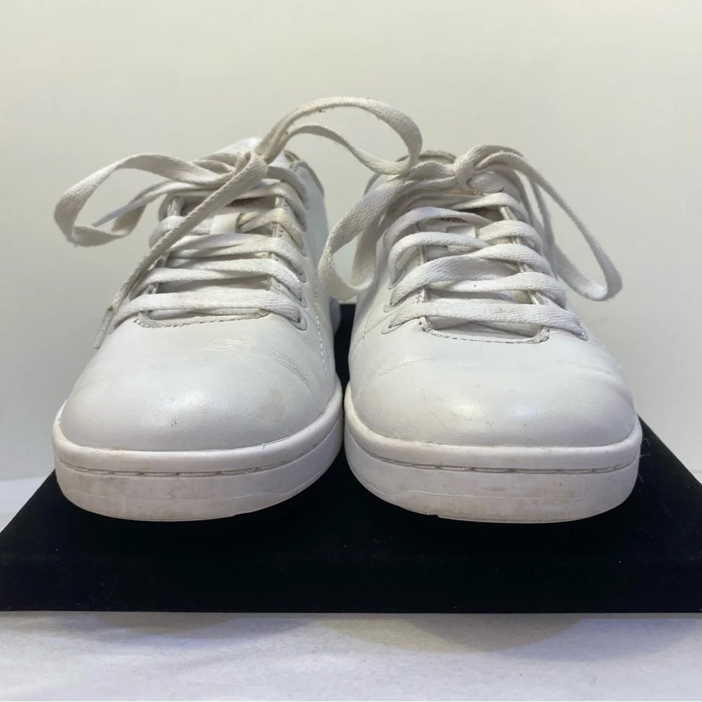 WODEN Leather Low Top Sneakers White Tan EU 36 US 5